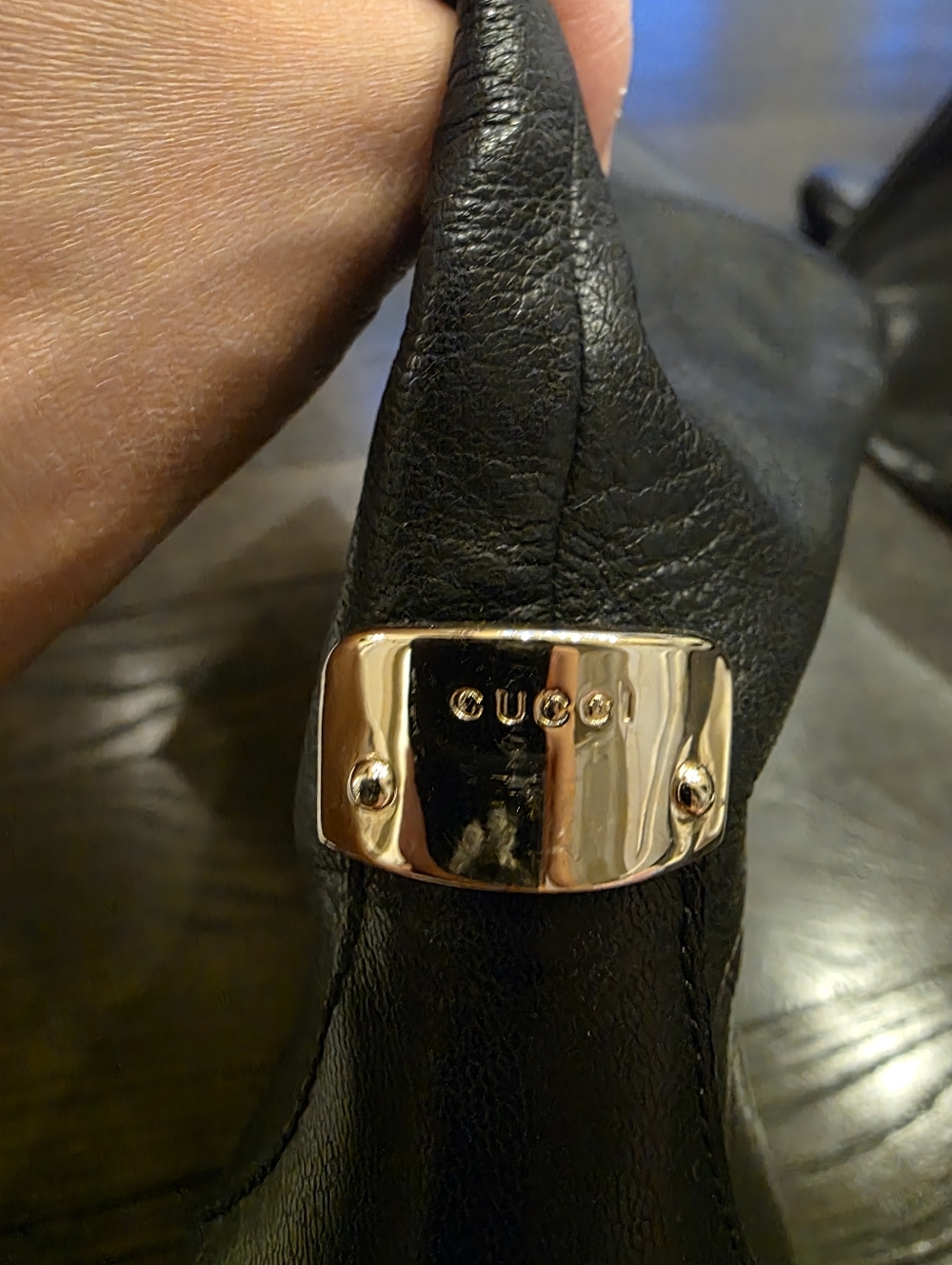 Gucci Black High-Heel Mid-Calf Women's Boots Size 6.5 - Picture 13 of 16